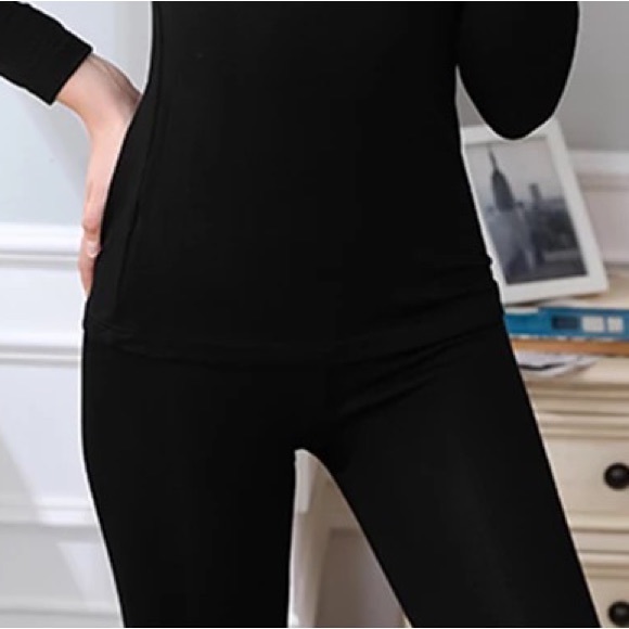 Base Layer set M - 2XL coordinate jersey soft modal silkened viscose ski thermal - Picture 6 of 16